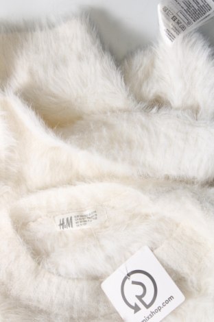 Dziecięcy sweter H&M, Rozmiar 10-11y/ 146-152 cm, Kolor Biały, Cena 32,63 zł