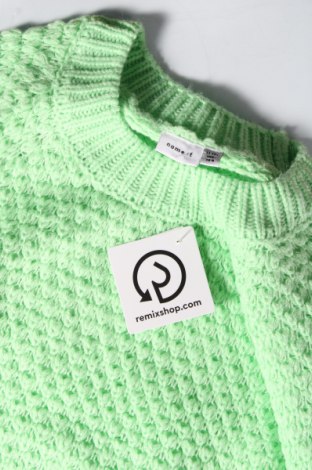 Dziecięcy sweter Name It, Rozmiar 13-14y/ 164-168 cm, Kolor Zielony, Cena 31,67 zł