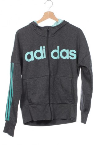 Детски суичър Adidas, Размер 14-15y/ 168-170 см, Цвят Сив, Цена 45,00 лв.