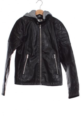 Dětská kožená bunda  H&M, Velikost 9-10y/ 140-146 cm, Barva Černá, Cena  407,00 Kč