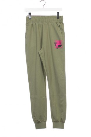 Pantaloni de trening, pentru copii FILA, Mărime 12-13y/ 158-164 cm, Culoare Verde, Preț 124,73 Lei