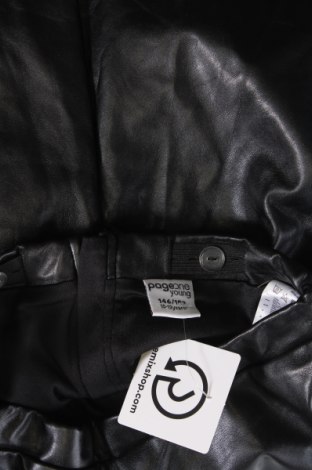 Kožená sukňa  Page One, Veľkosť 10-11y/ 146-152 cm, Farba Čierna, Cena  7,37 €