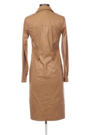 Δερμάτινο φόρεμα, Μέγεθος XS, Χρώμα  Μπέζ, Τιμή 8,97 €