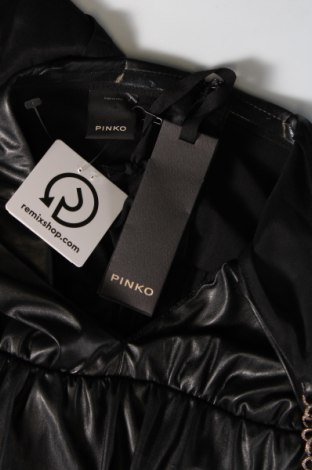 Δερμάτινο φόρεμα Pinko, Μέγεθος L, Χρώμα Μαύρο, Τιμή 108,01 €