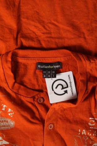 Ανδρική μπλούζα Atlas For Men, Μέγεθος M, Χρώμα Πορτοκαλί, Τιμή 6,46 €