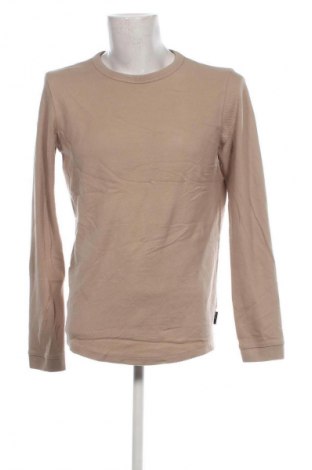 Ανδρική μπλούζα Bershka, Μέγεθος L, Χρώμα  Μπέζ, Τιμή 11,75 €