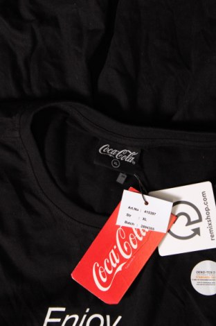 Ανδρική μπλούζα Coca Cola, Μέγεθος XL, Χρώμα Μαύρο, Τιμή 23,01 €