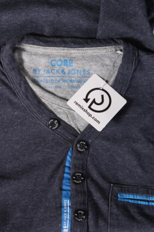 Pánské tričko  Core By Jack & Jones, Velikost S, Barva Modrá, Cena  319,00 Kč