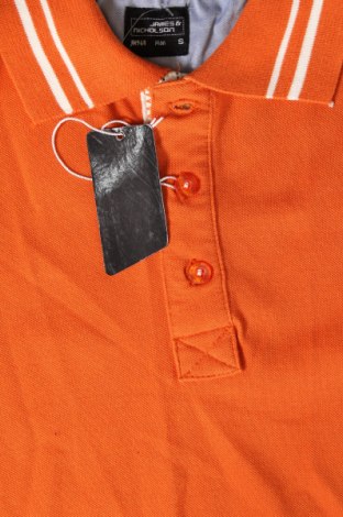 Herren Shirt James & Nicholson, Größe S, Farbe Orange, Preis € 7,99