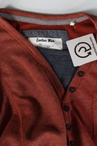Ανδρική μπλούζα Leather Man, Μέγεθος XXL, Χρώμα  Μπέζ, Τιμή 6,31 €
