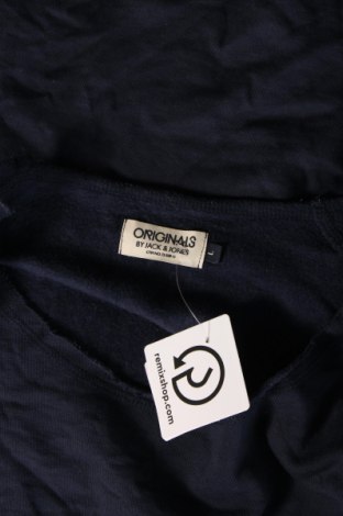 Ανδρική μπλούζα Originals By Jack & Jones, Μέγεθος L, Χρώμα Μπλέ, Τιμή 7,42 €