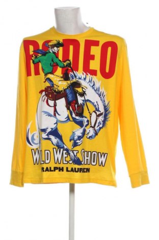 Męska bluzka Polo By Ralph Lauren, Rozmiar L, Kolor Żółty, Cena 429,14 zł