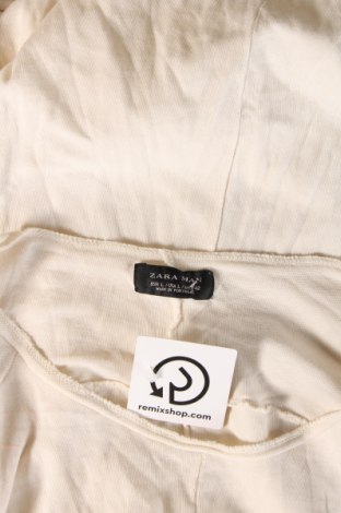 Herren Shirt Zara, Größe L, Farbe Ecru, Preis 8,35 €