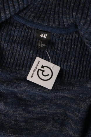 Jachetă tricotată de bărbați H&M, Mărime S, Culoare Albastru, Preț 57,23 Lei