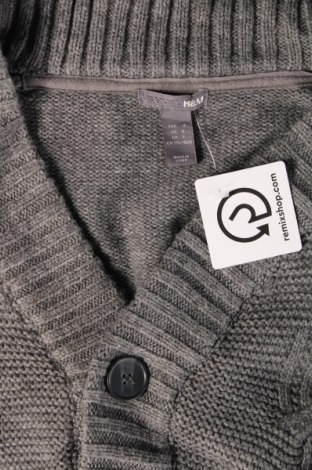 Jachetă tricotată de bărbați H&M, Mărime S, Culoare Gri, Preț 57,23 Lei