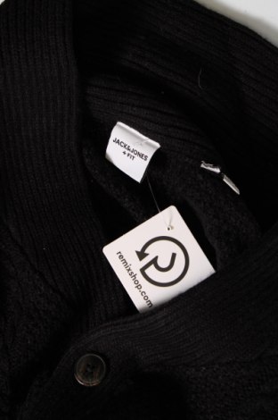 Jachetă tricotată de bărbați Jack & Jones, Mărime XXL, Culoare Negru, Preț 94,41 Lei