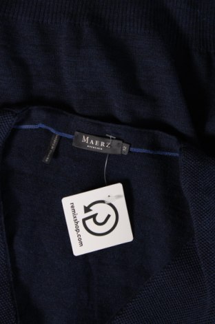 Jachetă tricotată de bărbați Maerz Muenchen, Mărime L, Culoare Albastru, Preț 300,00 Lei