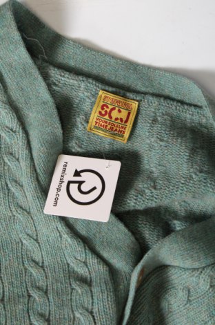 Jachetă tricotată de bărbați Stefanel, Mărime XXL, Culoare Verde, Preț 300,00 Lei