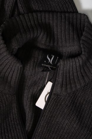 Jachetă tricotată de bărbați Su, Mărime XL, Culoare Gri, Preț 66,77 Lei