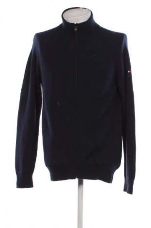 Herren Strickjacke Tommy Hilfiger, Größe L, Farbe Blau, Preis 66,99 €