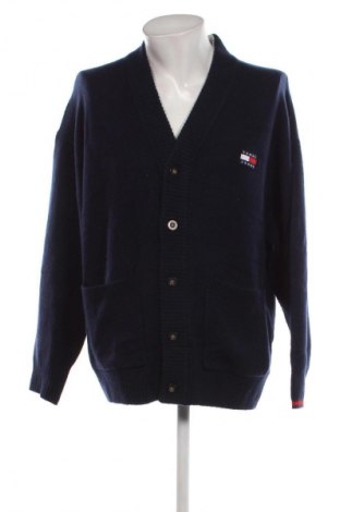 Jachetă tricotată de bărbați Tommy Jeans, Mărime S, Culoare Albastru, Preț 189,99 Lei