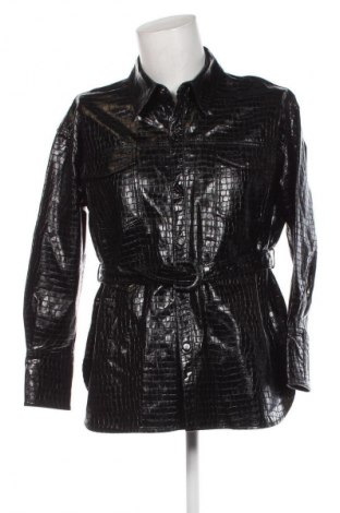 Pánská kožená košile Zara, Velikost XL, Barva Černá, Cena  262,00 Kč