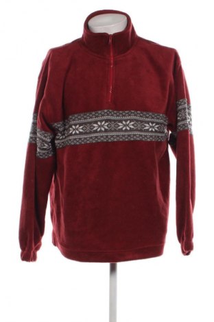 Herren Fleece Shirt, Größe XL, Farbe Rot, Preis 9,61 €
