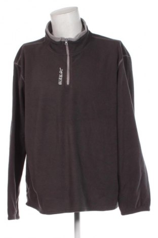 Ανδρική μπλούζα fleece Atlas For Men, Μέγεθος 5XL, Χρώμα Γκρί, Τιμή 11,75 €