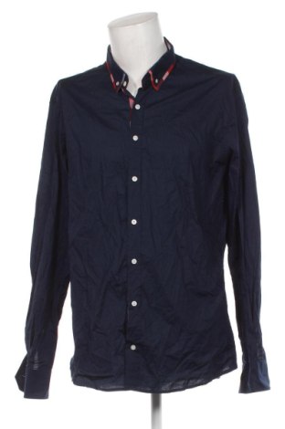 Ανδρικό πουκάμισο, Μέγεθος 4XL, Χρώμα Μπλέ, Τιμή 9,87 €