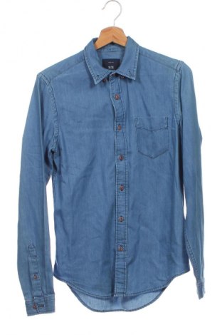 Ανδρικό πουκάμισο, Μέγεθος S, Χρώμα Μπλέ, Τιμή 9,30 €