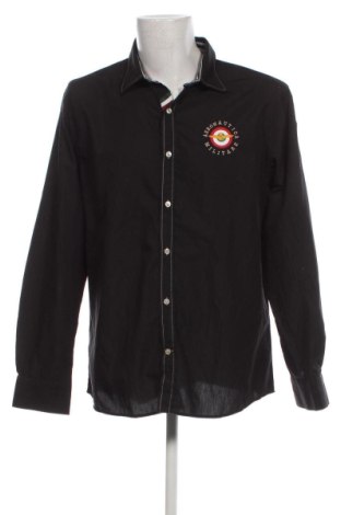 Мъжка риза Aeronautica Militare, Размер XXL, Цвят Черен, Цена 75,00 лв.