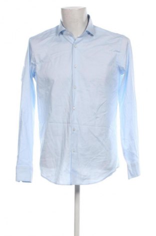 Ανδρικό πουκάμισο BOSS, Μέγεθος M, Χρώμα Μπλέ, Τιμή 71,75 €