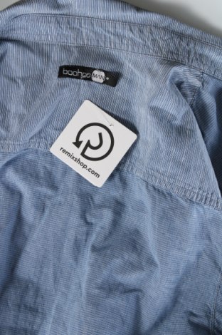 Herrenhemd Boohoo, Größe M, Farbe Blau, Preis € 5,12