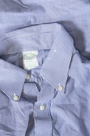 Ανδρικό πουκάμισο Brooks Brothers, Μέγεθος M, Χρώμα Μπλέ, Τιμή 25,51 €