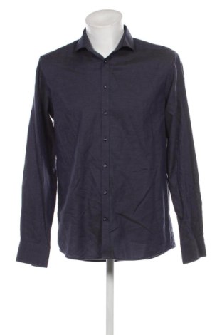 Ανδρικό πουκάμισο Bruun & Stengade, Μέγεθος L, Χρώμα Μπλέ, Τιμή 17,01 €
