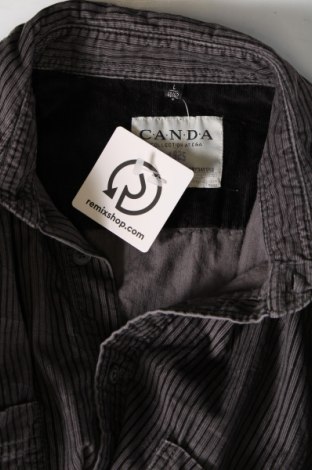 Мъжка риза Canda, Размер L, Цвят Сив, Цена 15,95 лв.