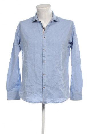 Ανδρικό πουκάμισο Colours & Sons, Μέγεθος L, Χρώμα Μπλέ, Τιμή 21,03 €