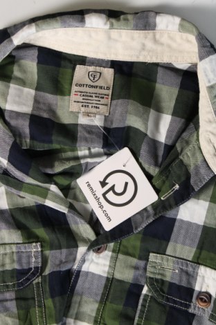 Ανδρικό πουκάμισο Cottonfield, Μέγεθος L, Χρώμα Πολύχρωμο, Τιμή 9,87 €
