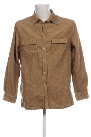 Ανδρικό πουκάμισο Cottonfield, Μέγεθος L, Χρώμα  Μπέζ, Τιμή 9,87 €