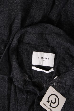 Мъжка риза Distrikt Norrebro, Размер L, Цвят Черен, Цена 18,70 лв.