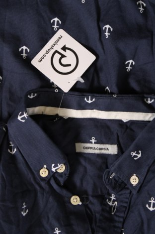 Ανδρικό πουκάμισο Doppia Corsia, Μέγεθος L, Χρώμα Μπλέ, Τιμή 8,17 €