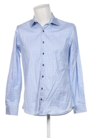 Ανδρικό πουκάμισο Dressmann, Μέγεθος M, Χρώμα Μπλέ, Τιμή 10,52 €