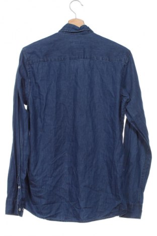 Ανδρικό πουκάμισο Dressmann, Μέγεθος S, Χρώμα Μπλέ, Τιμή 10,52 €