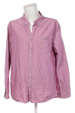 Ανδρικό πουκάμισο Dressmann, Μέγεθος 5XL, Χρώμα Κόκκινο, Τιμή 10,52 €