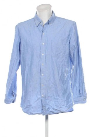 Ανδρικό πουκάμισο Dressmann, Μέγεθος XXL, Χρώμα Μπλέ, Τιμή 28,58 €
