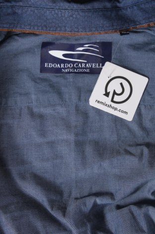 Herrenhemd Edoardo Caravella, Größe S, Farbe Blau, Preis € 18,99