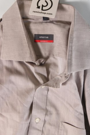Ανδρικό πουκάμισο Eterna, Μέγεθος XL, Χρώμα  Μπέζ, Τιμή 18,71 €