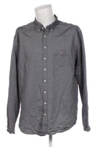 Ανδρικό πουκάμισο Gant, Μέγεθος 3XL, Χρώμα Γκρί, Τιμή 46,39 €