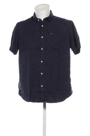 Ανδρικό πουκάμισο Garcia, Μέγεθος L, Χρώμα Μπλέ, Τιμή 23,81 €