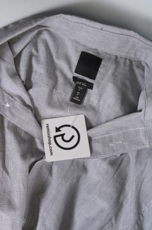 Мъжка риза H&M, Размер S, Цвят Сив, Цена 14,50 лв.